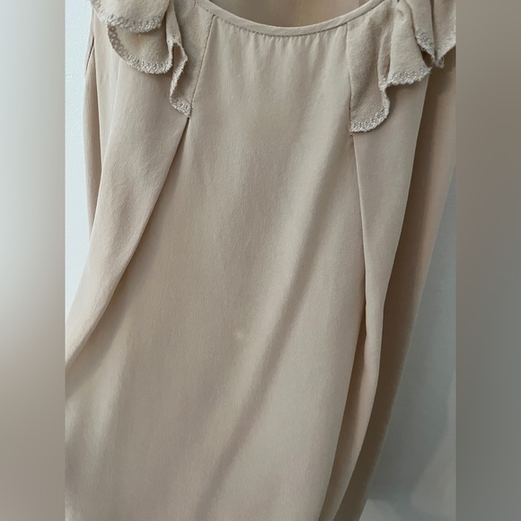 Wilfred Beige Ruffled Blouse - Picture 3 of 4